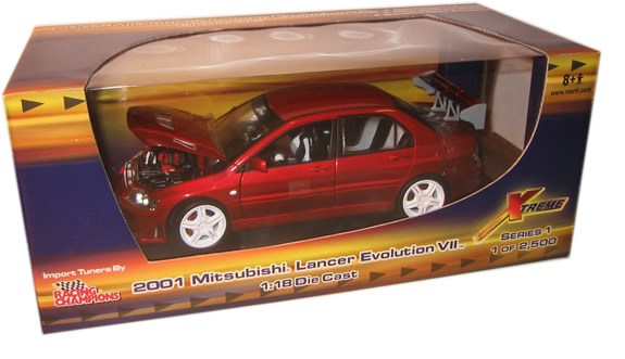 2001 Mitsubishi Lancer Evolution VII - Xtreme Series 1 (Ertl Racing Champions) 1/18