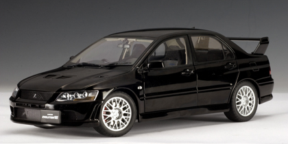 2001 Mitsubishi Lancer EVO VII - Black (AUTOart) 1/18