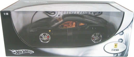 Ferrari F430 Coupe - Black (Hot Wheels) 1/18