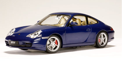 2001 Porsche 911 Carrera Coupe Facelift (996) - Lapisblau Metallic (AUTOart) 1/18