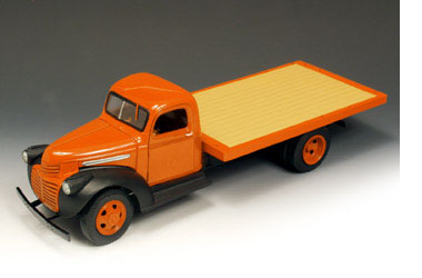 1941 GMC Flatbed - Orange (Highway 61) 1/16