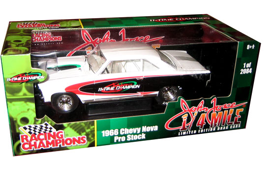 1966 Chevy Nova Pro Stock - John Force Edition (Ertl) 1/18