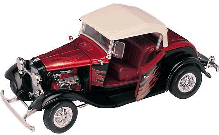 1932 Ford Roadster Street Rod - Red (YatMing) 1/18