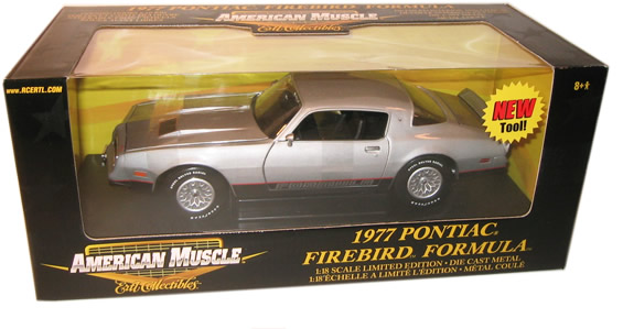 1977 Pontiac Firebird Formula 350 - Silver (Ertl) 1/18