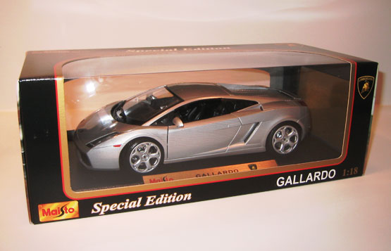 Lamborghini Gallardo - Silver (Maisto) 1/18