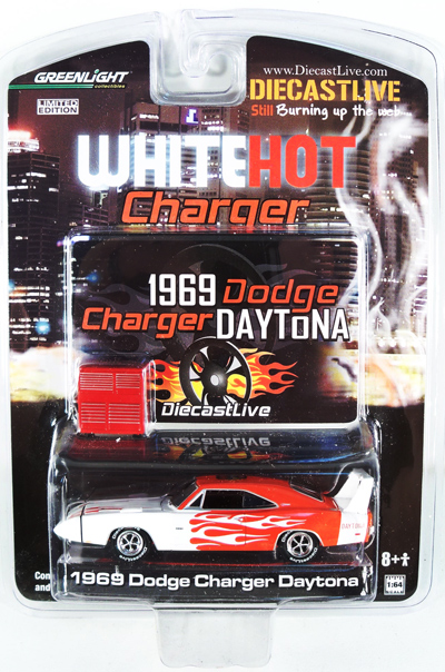 1969 Dodge Charger Daytona Collector's (2) Regular Cars (Greenlight) 1/64
