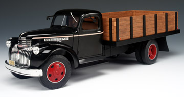 1946 Chevrolet Grain Truck - Black (Highway 61) 1/16