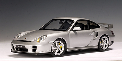 2002 Porsche 911 GT2 - Silver (AUTOart) 1/18