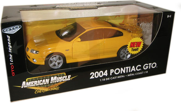 2004 Pontiac GTO - Yellow Jacket (Ertl Elite Edition) 1/18
