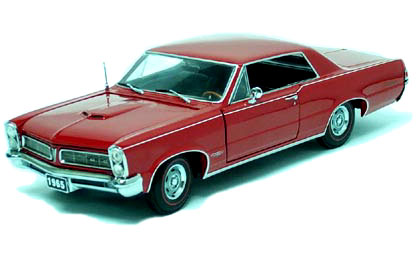 1965 Pontiac GTO Tiger - Montero Red (Sun Star) 1/18