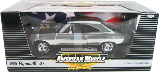 1969 Plymouth GTX Street Machine - Chrome Chase Car (Ertl) 1/18