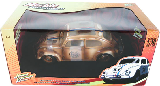 VW Beetle from Disney Movie 'Herbie Fully Loaded' Junk Version (Ertl Johnny Lightning) 1/18