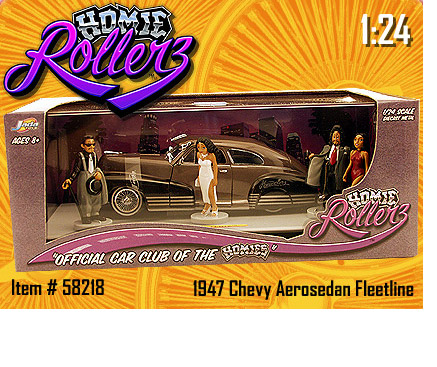 1947 Chevy Aerosedan Fleetline- Metallic Brown (Jada Toys) 1/24