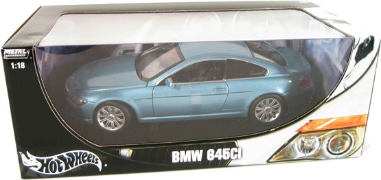 2004 BMW 645 Ci - Sky Blue (Hot Wheels) 1/18