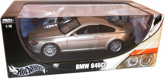 2004 BMW 645 Ci - Mineral Silver Metallic (Hot Wheels) 1/18