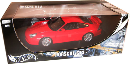 Porsche GT3 Coupe - Red (Hot Wheels) 1/18