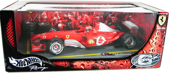 2003 Ferrari F1 - Michael Schumacher Raced Version - Numbered Limited Edition (Hot Wheels) 1/18