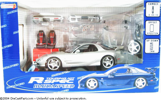 2001 Mazda RX-7 (FD3S) Mazda Speed R-Spec Version - Silver (Hot Works Racing) 1/24