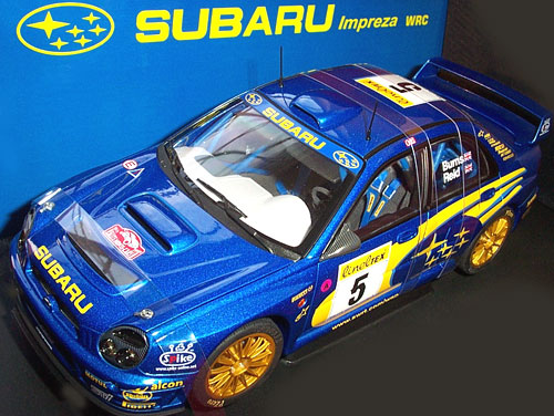 2001 Subaru Impreza WRC Rally #5 Monte Carlo (AUTOart) 1/18