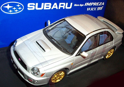 2001 Subaru Impreza WRX STi New Age - Silver (AUTOart) 1/18