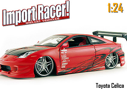Toyota Celica - Red (Import Racer) 1/24