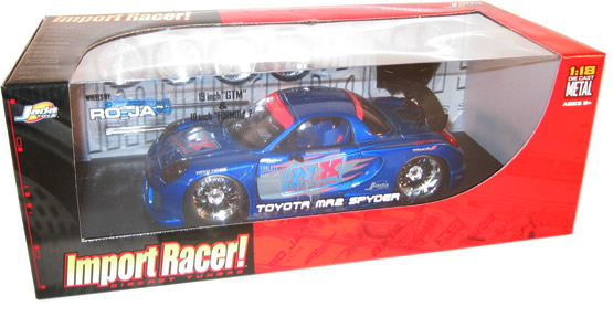 Toyota MR2 Spyder - Blue (Import Racer) 1/18