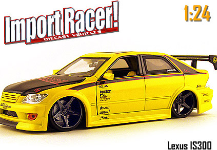 Lexus IS300 - Yellow (Import Racer) 1/24