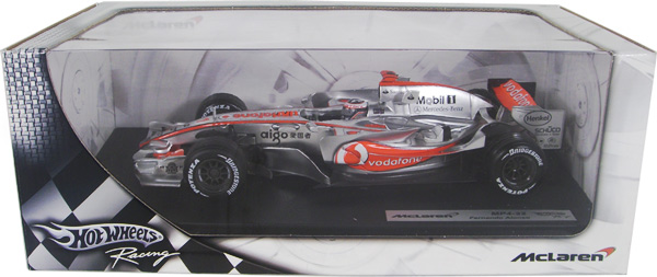 2007 McLaren F1 MP4-22 Fernando Alonso (Hot Wheels) 1/18