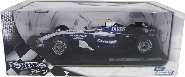 2007 Willams-Toyota FW29 Formula F1 Alex Wurz (Hot Wheels) 1/18