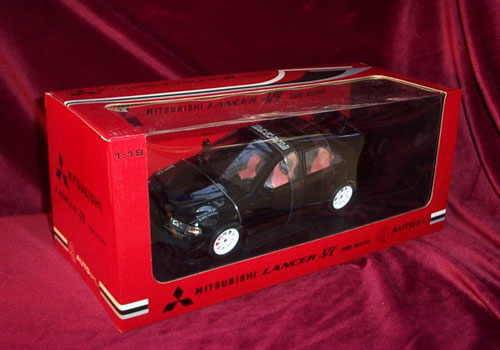 2000 Mitsubishi Lancer EVO VI - Black - Tommi Makinen Version (AUTOart) 1/18