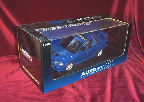 2000 Mitsubishi Lancer EVO VI - Blue (AUTOart) 1/18