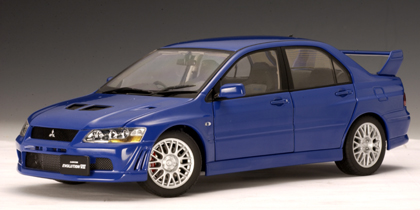 2001 Mitsubishi Lancer EVO VII - Blue (AUTOart) 1/18