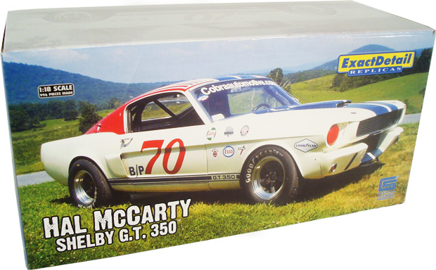 1966 Shelby Mustang GT-350 - Hal McCarty (Lane Exact Detail) 1/18