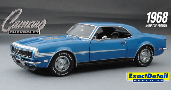 1968 Chevy Camaro RS/SS 396 - LeMans Blue (Lane Exact Detail) 1/18