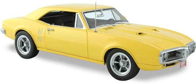 1967 Pontiac Firebird 455 - Marigold Yellow (Lane Exact Detail) 1/18