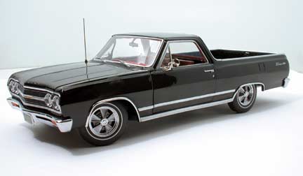 1965 Chevrolet El Camino 327 - Black (Lane Exact Detail) 1/18