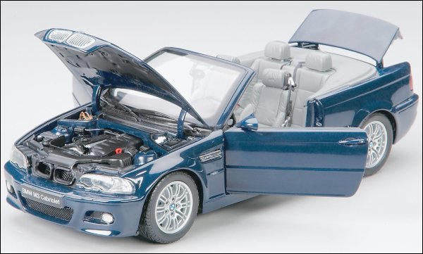 2000 BMW M3 Cabriolet - Blue (Kyosho) 1/18
