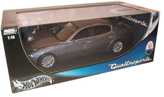 Maserati Quattroporte - Slate Blue (Hot Wheels) 1/18