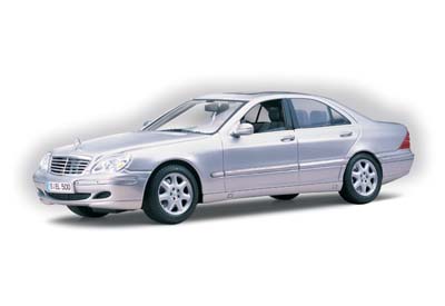 Mercedes-Benz S-Class S500 - Silver (Maisto) 1/18