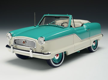 1959 Nash Metropolitan 1500 w/ Removable Top - Teal/White (Highway 61) 1/18