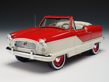 1959 Nash Metro 1500 w/ Removable Top - Red/White (Highway 61) 1/18