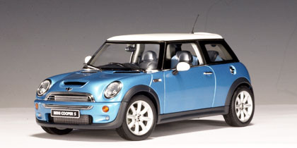 2002 Mini Cooper S - Electric Blue (AUTOart) 1/18