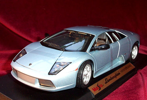 2002 Lamborghini Murcielago - Light Blue (Maisto) 1/18