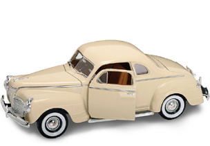 1941 Plymouth Special Deluxe Coupe - Sand (Yat Ming) 1/18