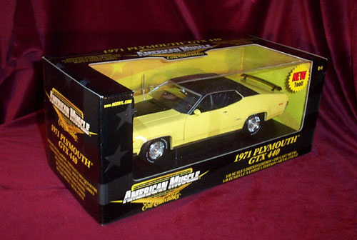 1971 Plymouth GTX 440 - Yellow (Ertl) 1/18