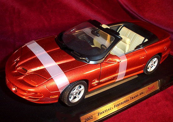 2002 Pontiac Firebird Trans Am - Sunset Orange (Yat Ming) 1/18