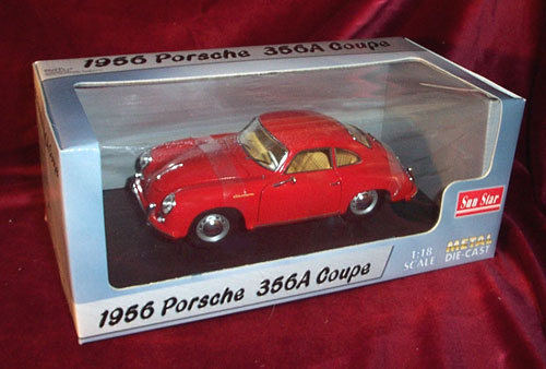1956 Porsche 356A Coupe (SunStar) 1/18