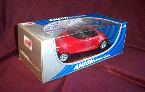 1997 Plymouth Prowler Hot Rod - Red (Anson) 1/18