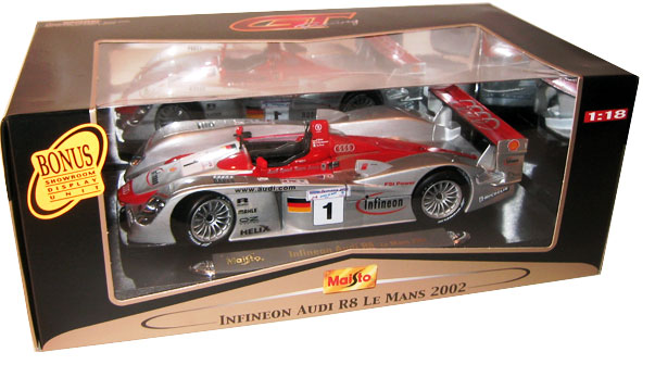 2002 Audi R8 #1 Infineon (Maisto) 1/18