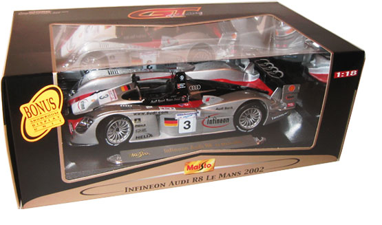 2002 Audi R8 #3 Le Mans (Maisto) 1/18